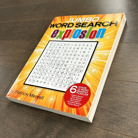 Jumbo Word Search & Kappa Suduko Puzzles, Brain Teasers Easy Medium Hard Puzzles - Picture 4 of 13